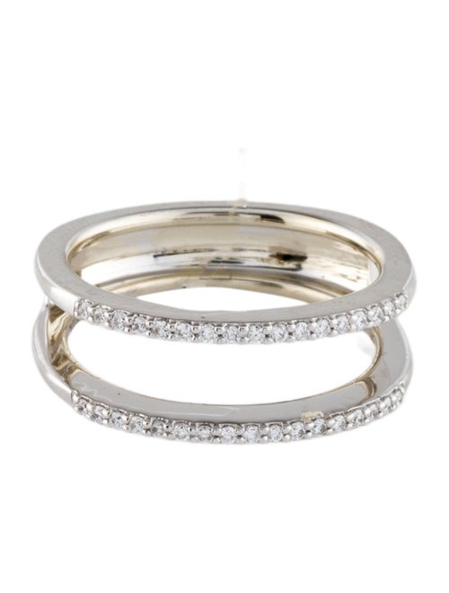 Badgley Mischka 14K Lab-Grown Diamond Double Row Band