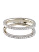 Badgley Mischka 14K Lab-Grown Diamond Double Row Band