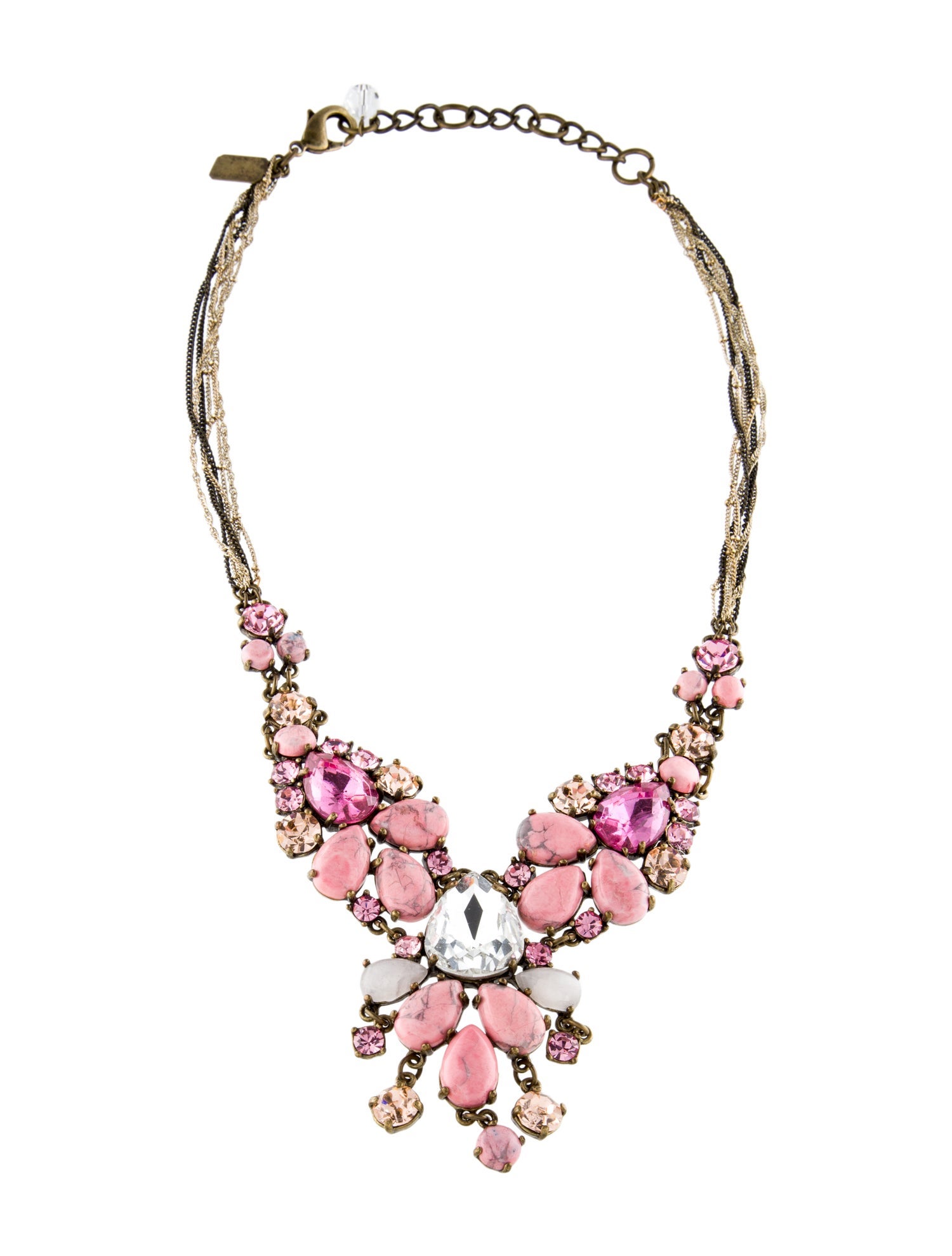 Badgley Mischka Crystal Statement Collar Necklace
