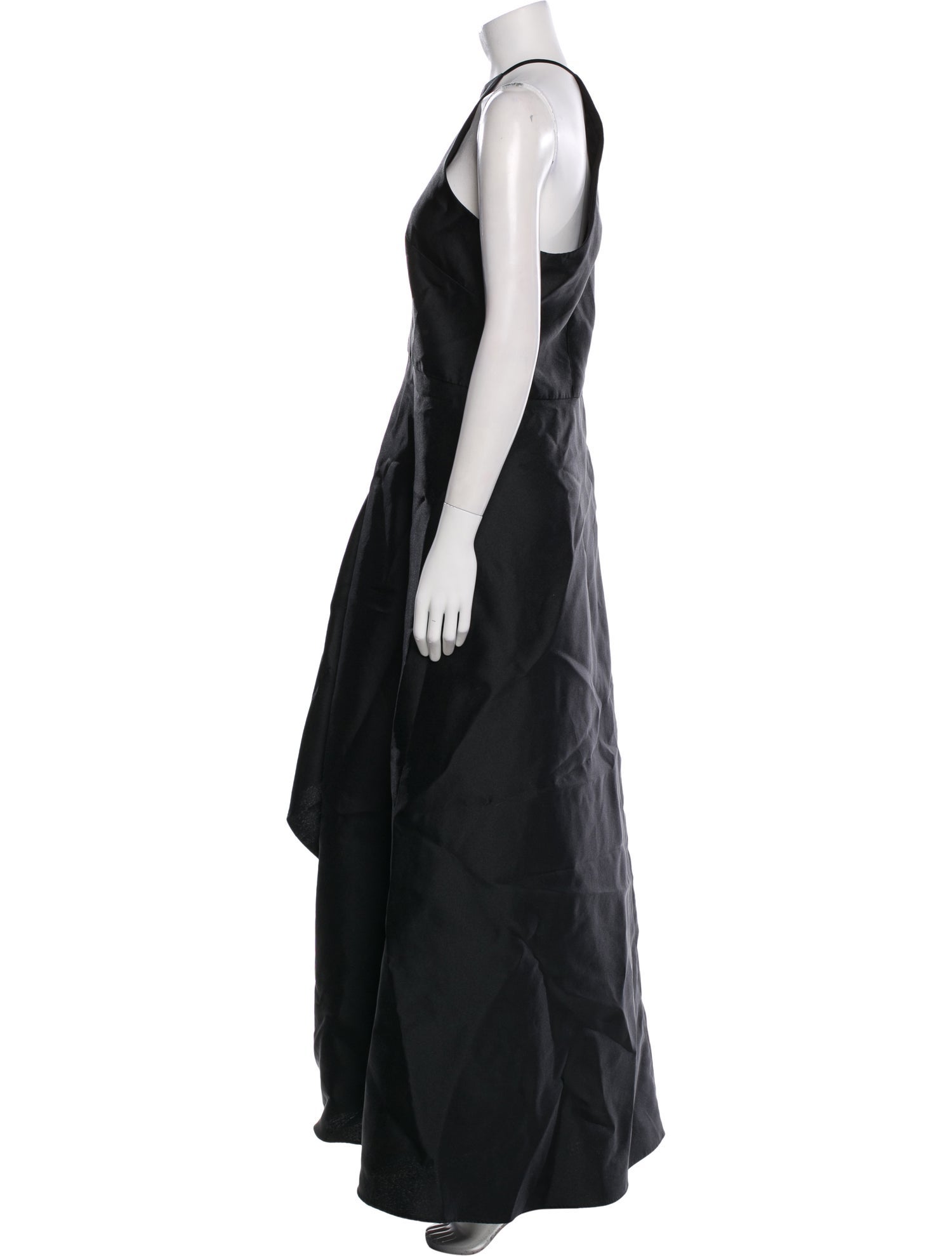 Badgley Mischka Scoop Neck Long Dress