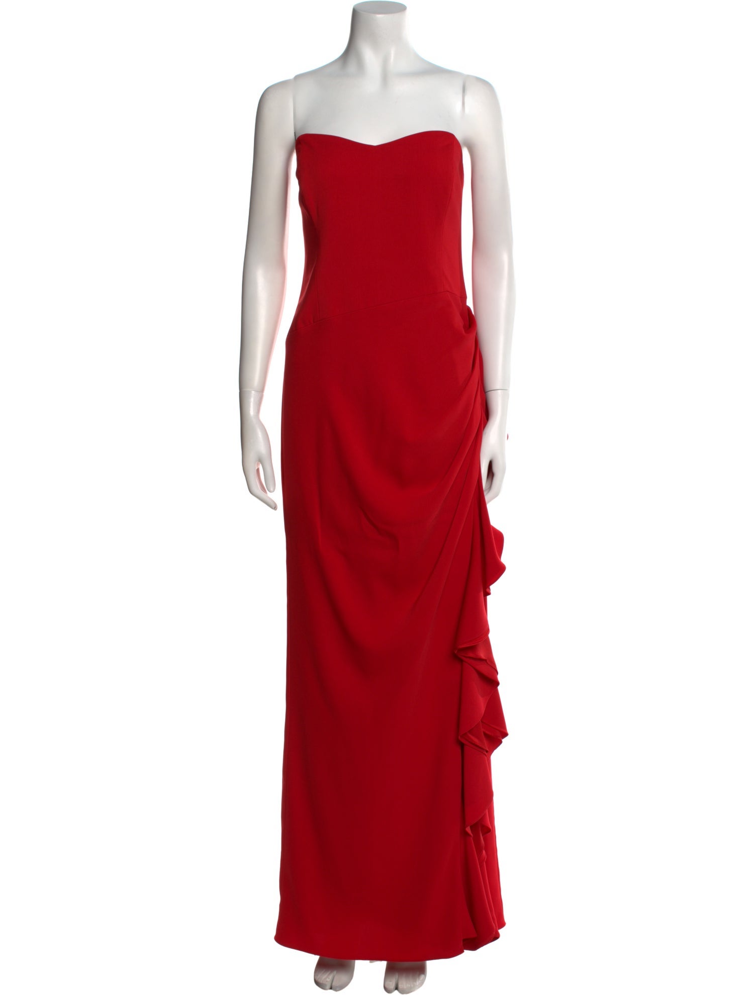 Badgley Mischka Strapless Long Dress