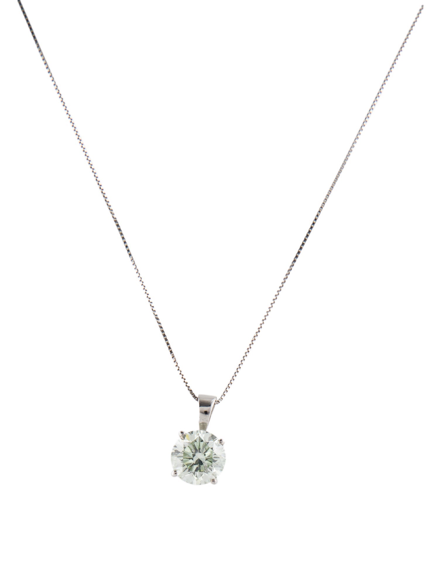 Badgley Mischka 14K 1.76ctw Lab-Grown Diamond Pendant Necklace