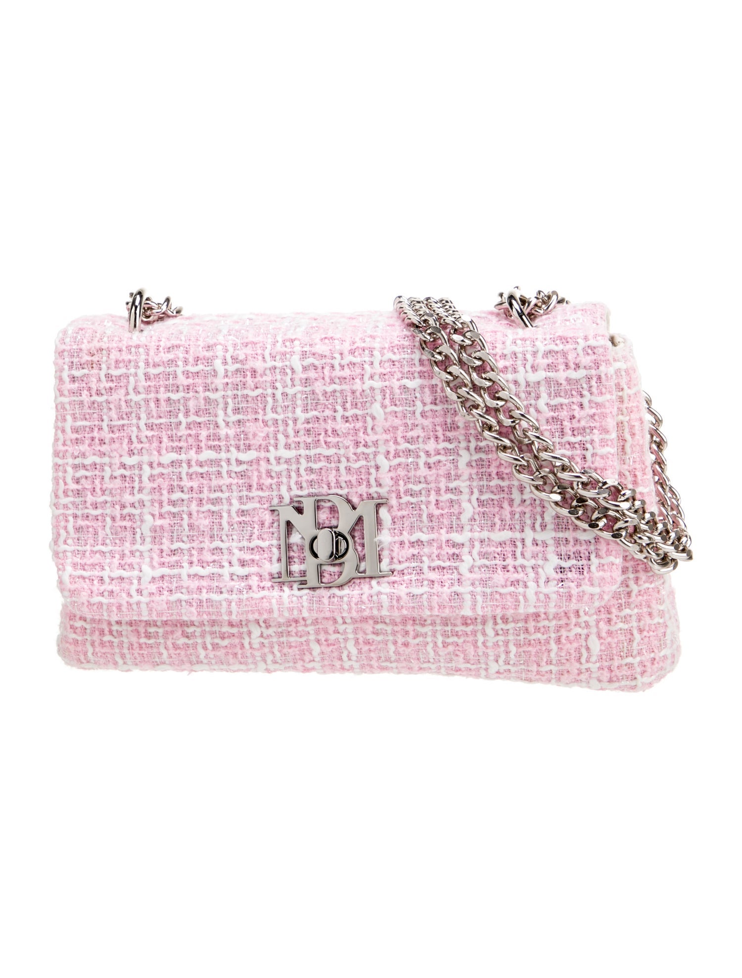 Badgley Mischka Tweed Shoulder Bag