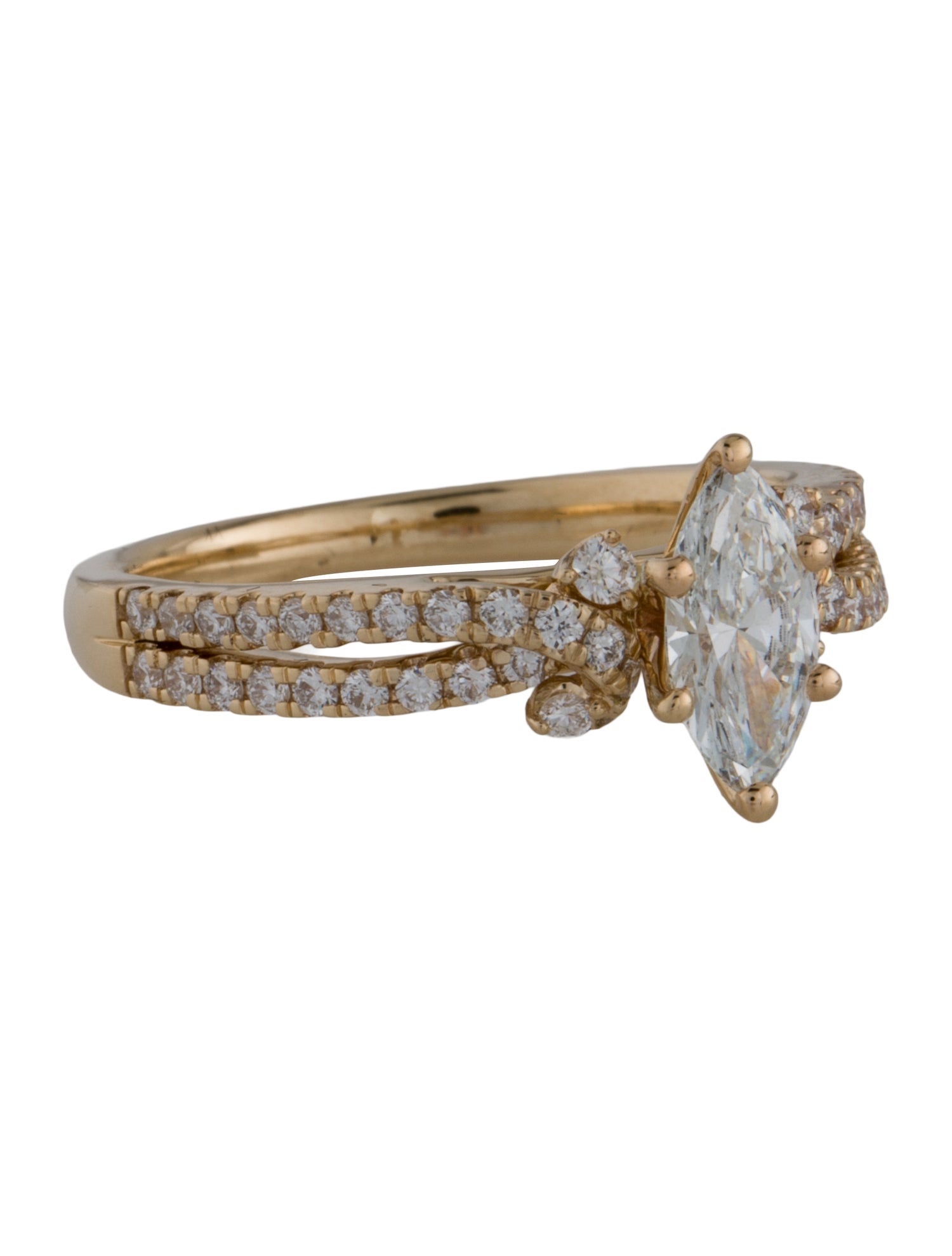 Badgley Mischka 14K Lab-Grown Diamond Engagement Ring
