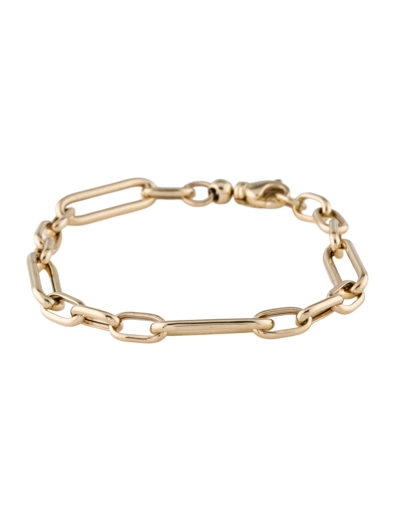 Badgley Mischka 14K Oval Link Bracelet