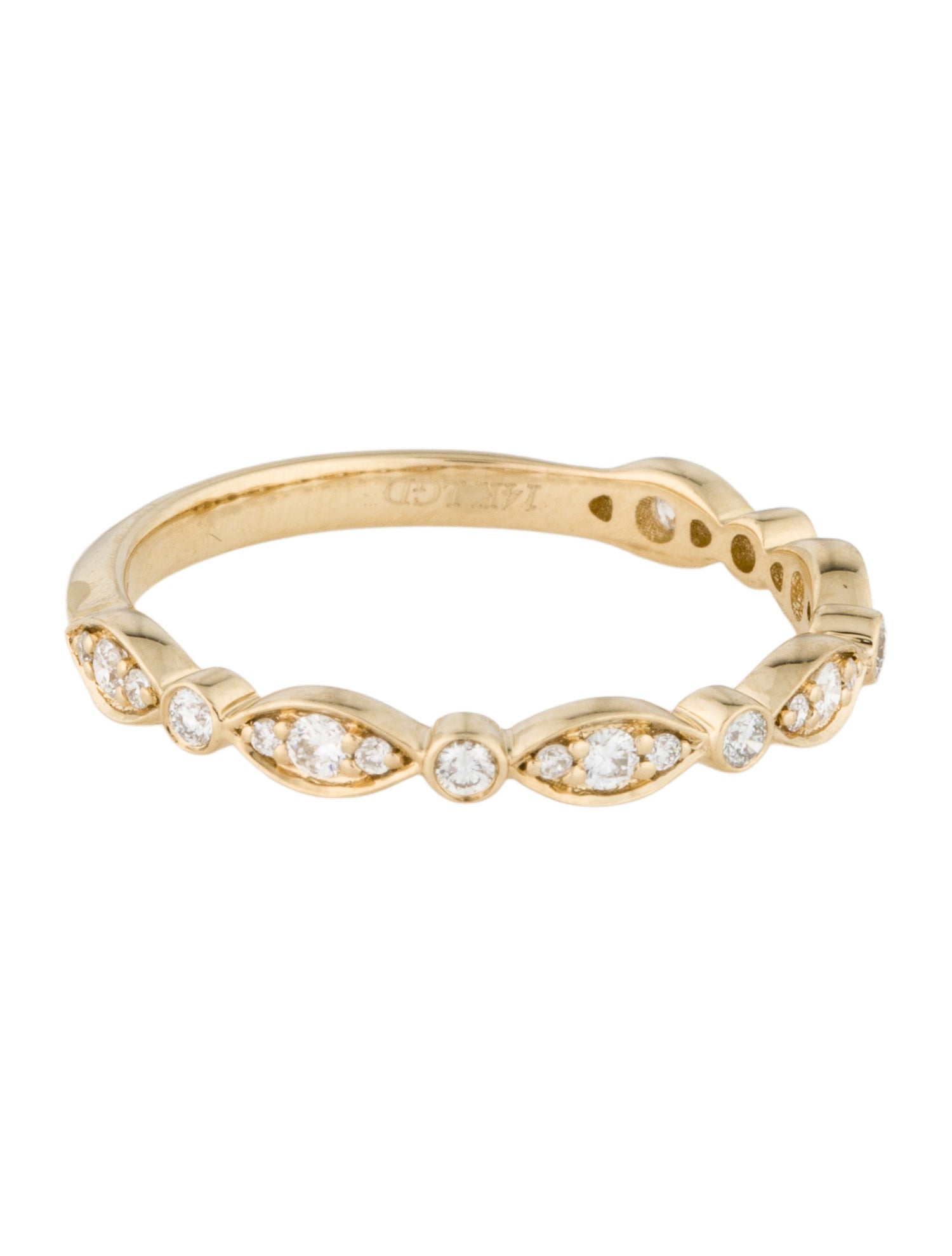 Badgley Mischka 14K Lab-Grown Diamond Band
