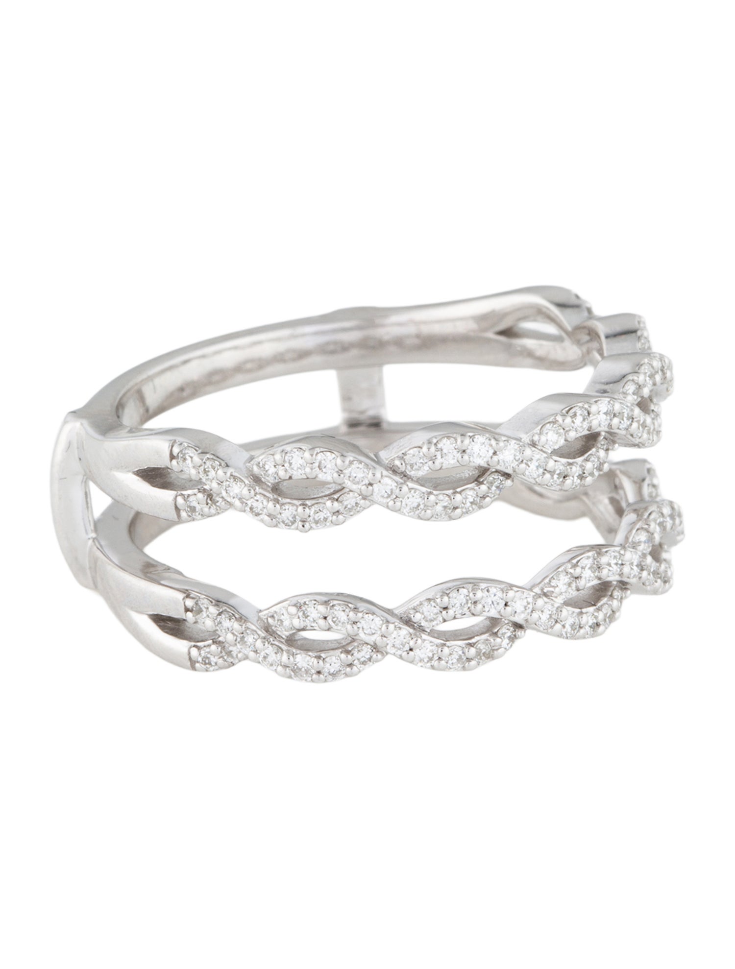 Badgley Mischka 14K Lab-Grown Diamond Double-Row Band