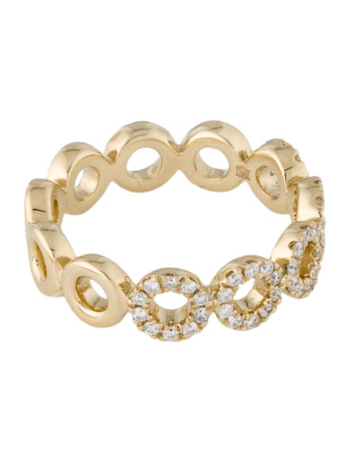 Badgley Mischka 14K Diamond Circle Band Ring