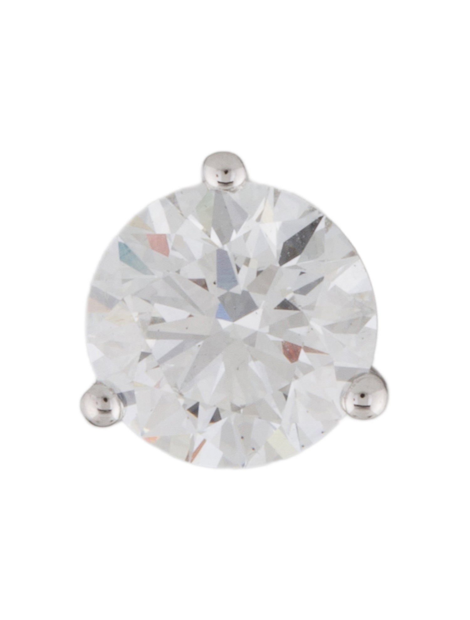 Badgley Mischka 14K 2.61ct Lab-Grown Diamond Solitaire Single Stud Earring