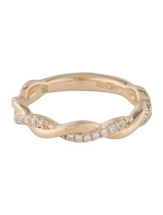 Badgley Mischka 14K Lab-Grown Diamond Twist Band