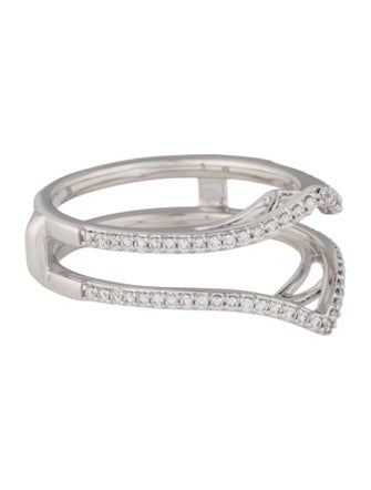 Badgley Mischka 14K Lab-Grown Diamond Double Row Band