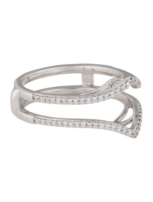 Badgley Mischka 14K Lab-Grown Diamond Double Row Band