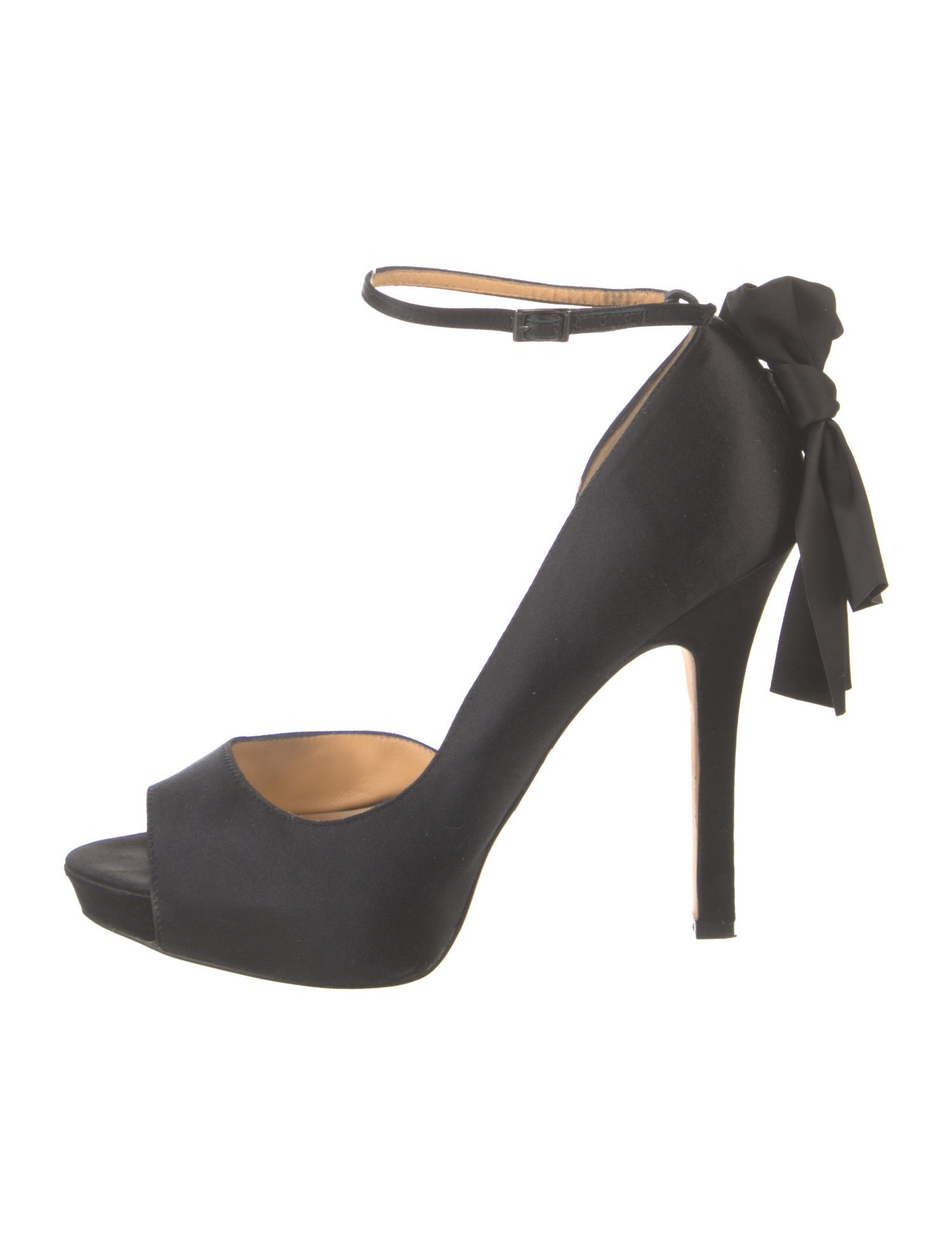 Badgley Mischka Satin Sandals