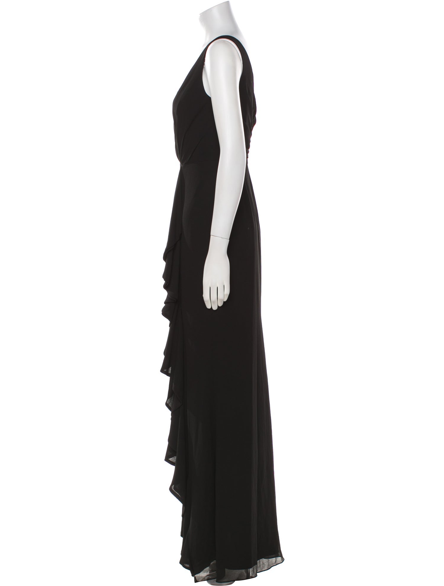 Badgley Mischka Silk Long Dress