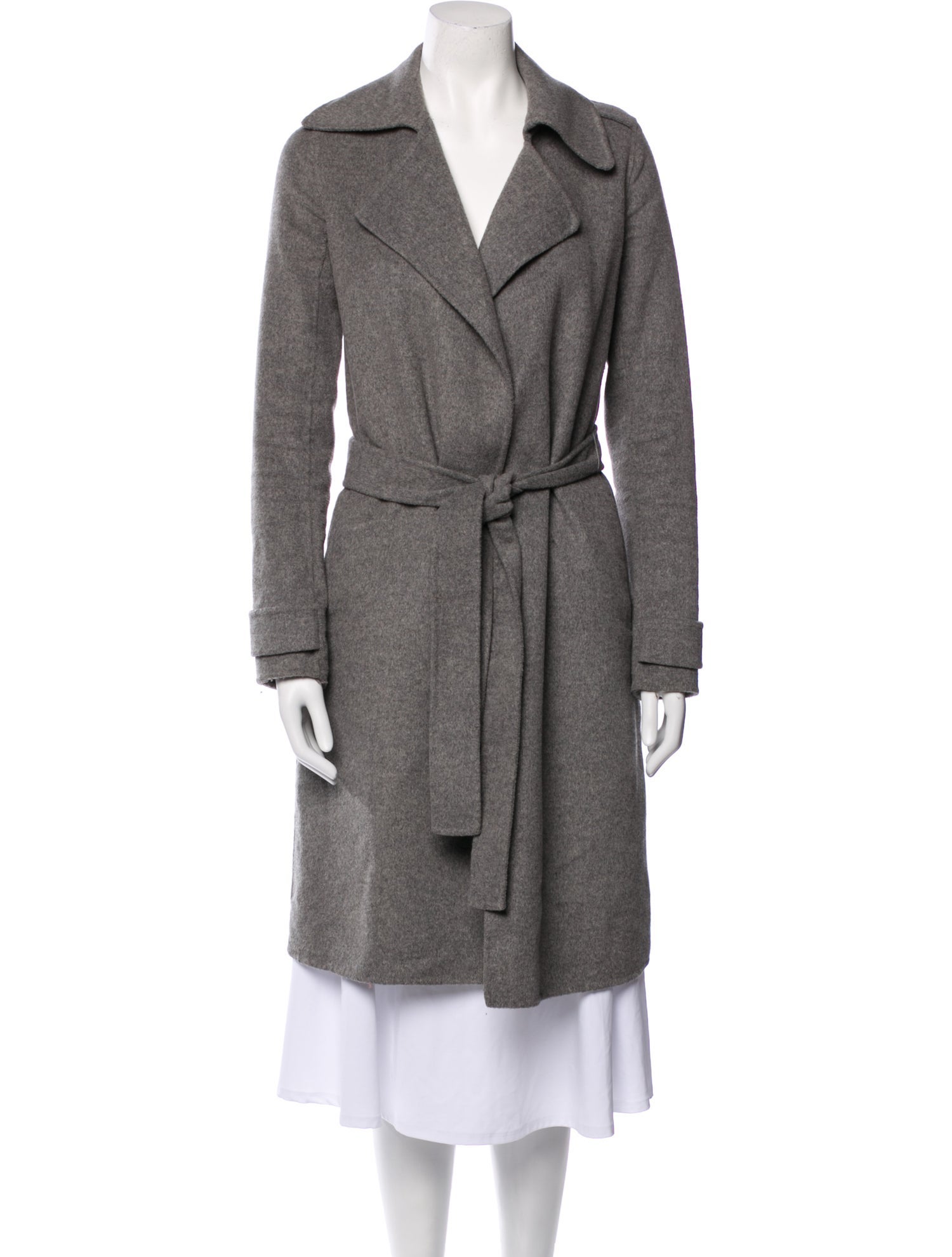 Badgley Mischka Wool Trench Coat
