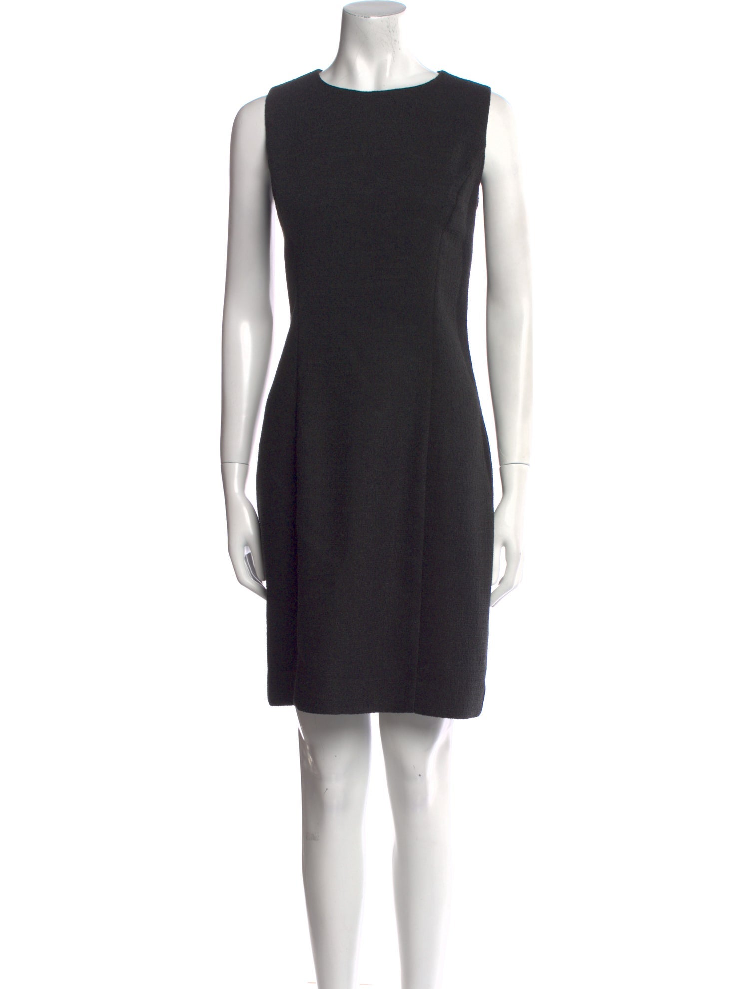 Badgley Mischka Bateau Neckline Knee-Length Dress