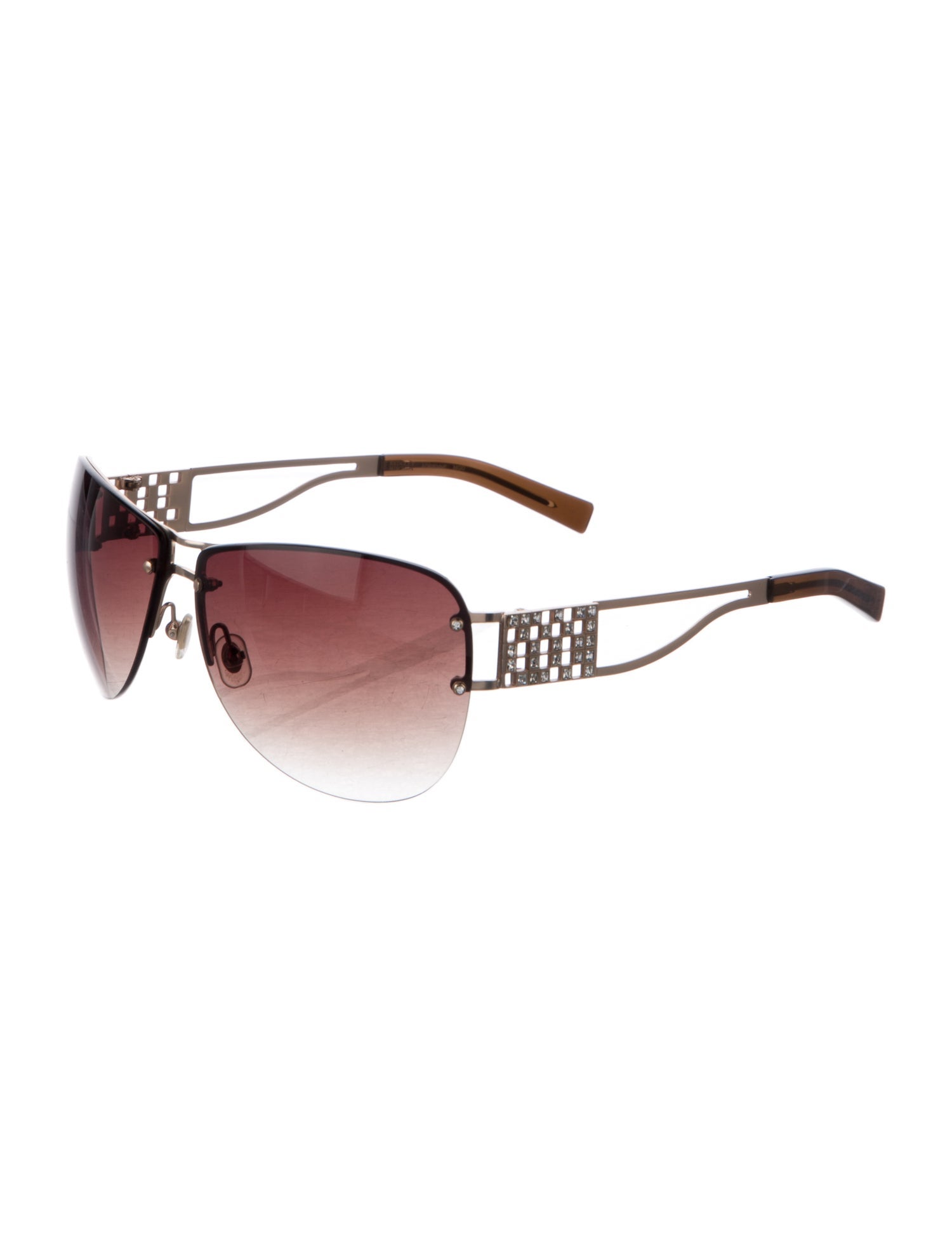 Badgley Mischka Oversize Gradient Sunglasses