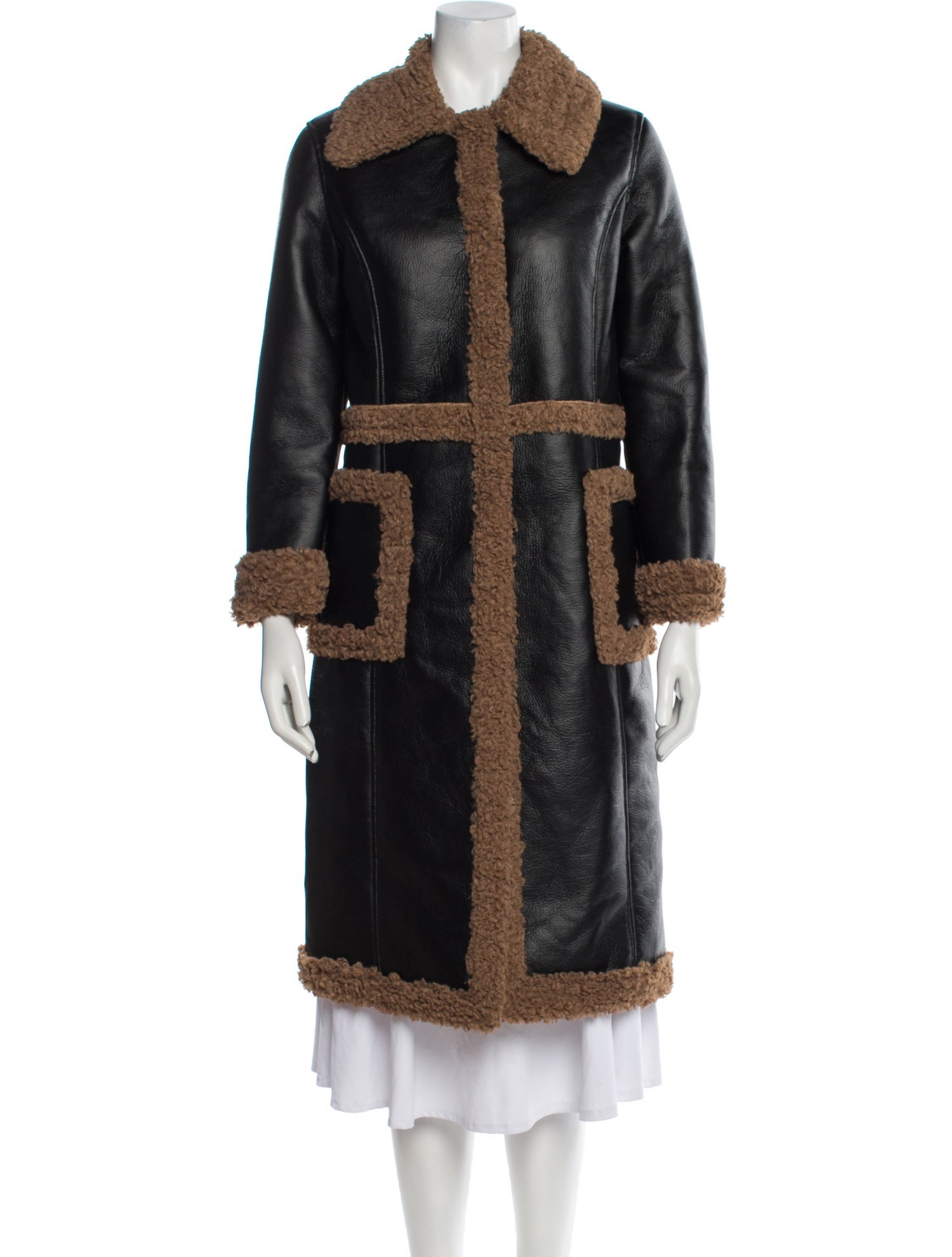 Badgley Mischka Faux Fur Coat