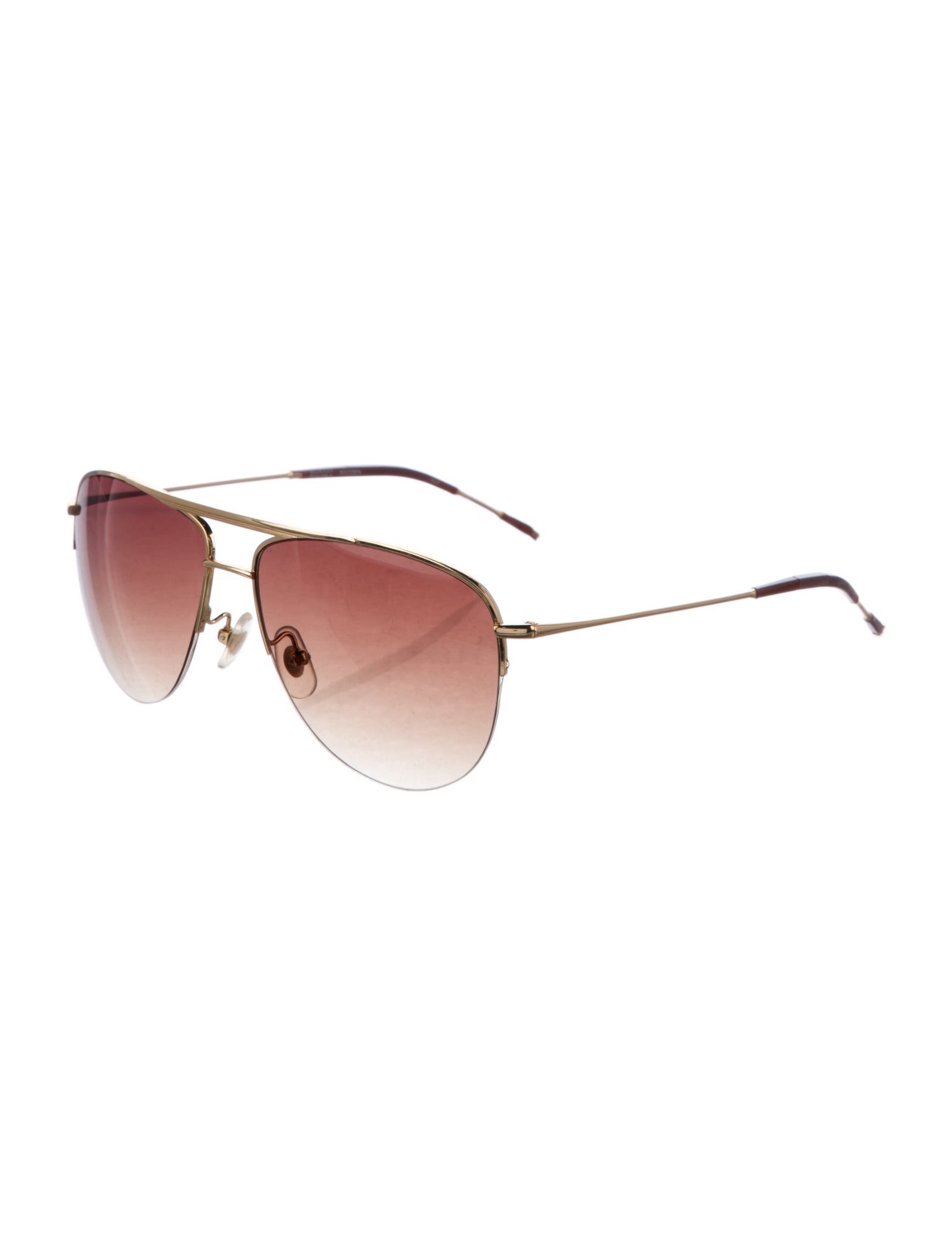 Badgley Mischka Aviator Gradient Sunglasses
