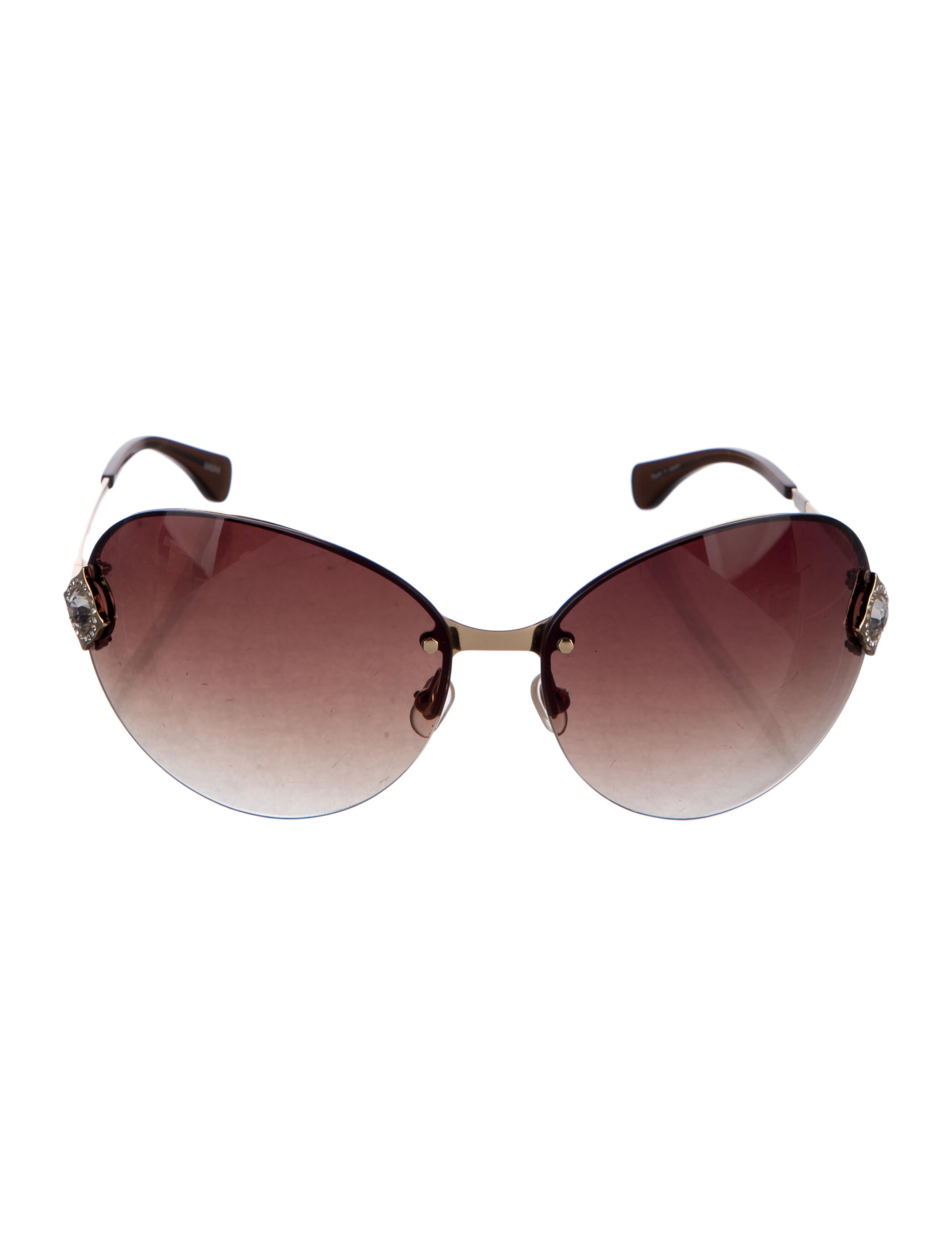 Badgley Mischka Oversize Gradient Sunglasses