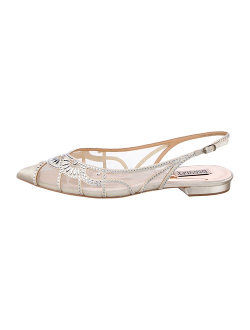 Badgley Mischka Mesh Slingback Flats