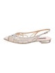 Badgley Mischka Mesh Slingback Flats