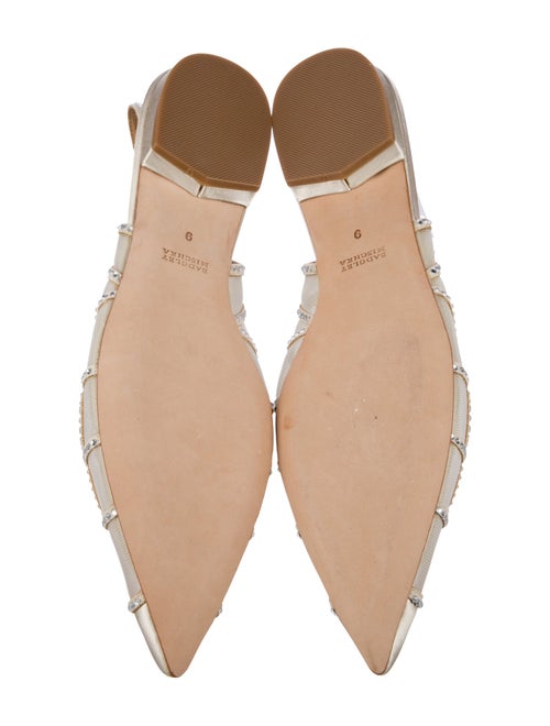 Badgley Mischka Mesh Slingback Flats