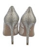 Badgley Mischka Mesh Crystal Embellishments Pumps