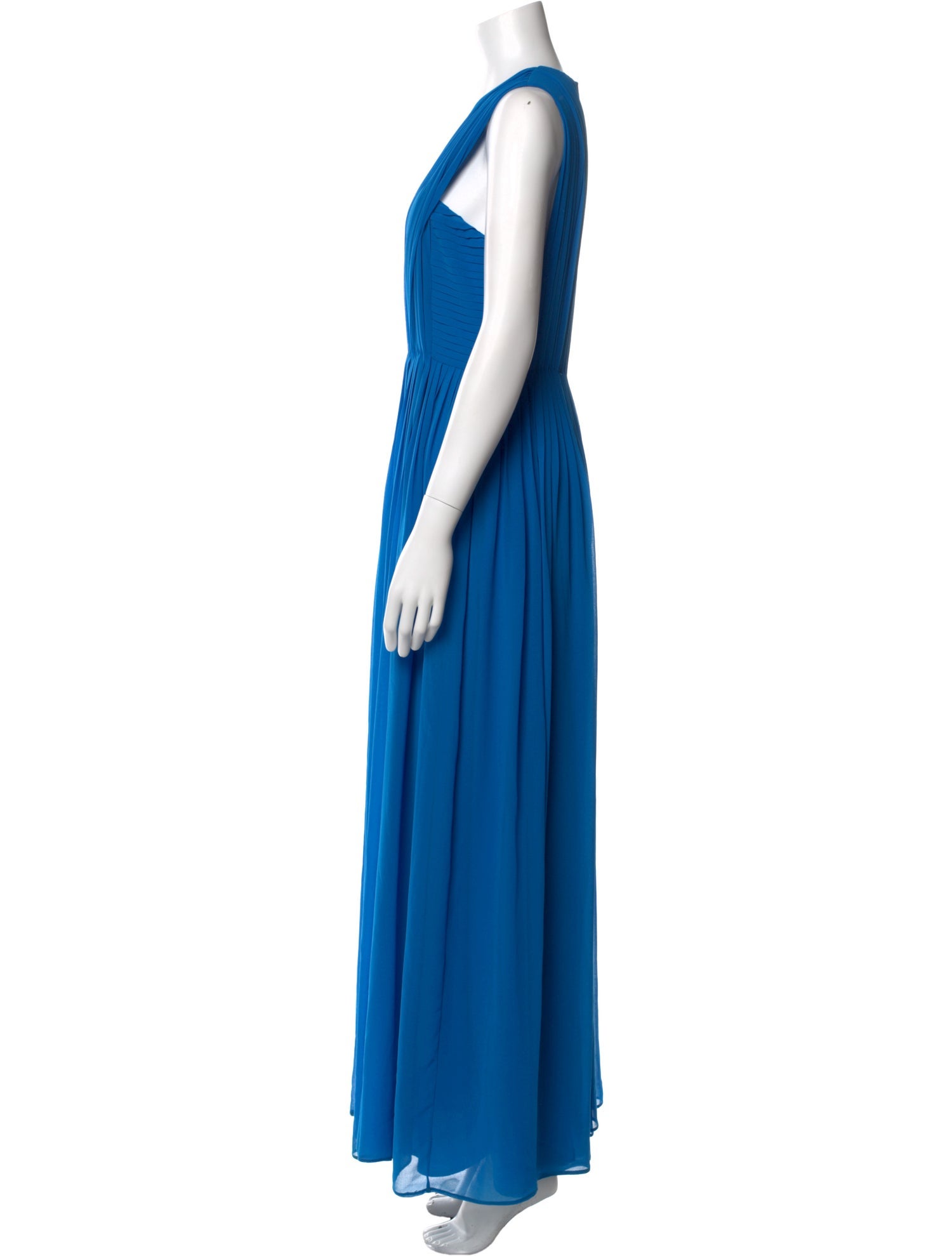 Badgley Mischka Square Neckline Long Dress