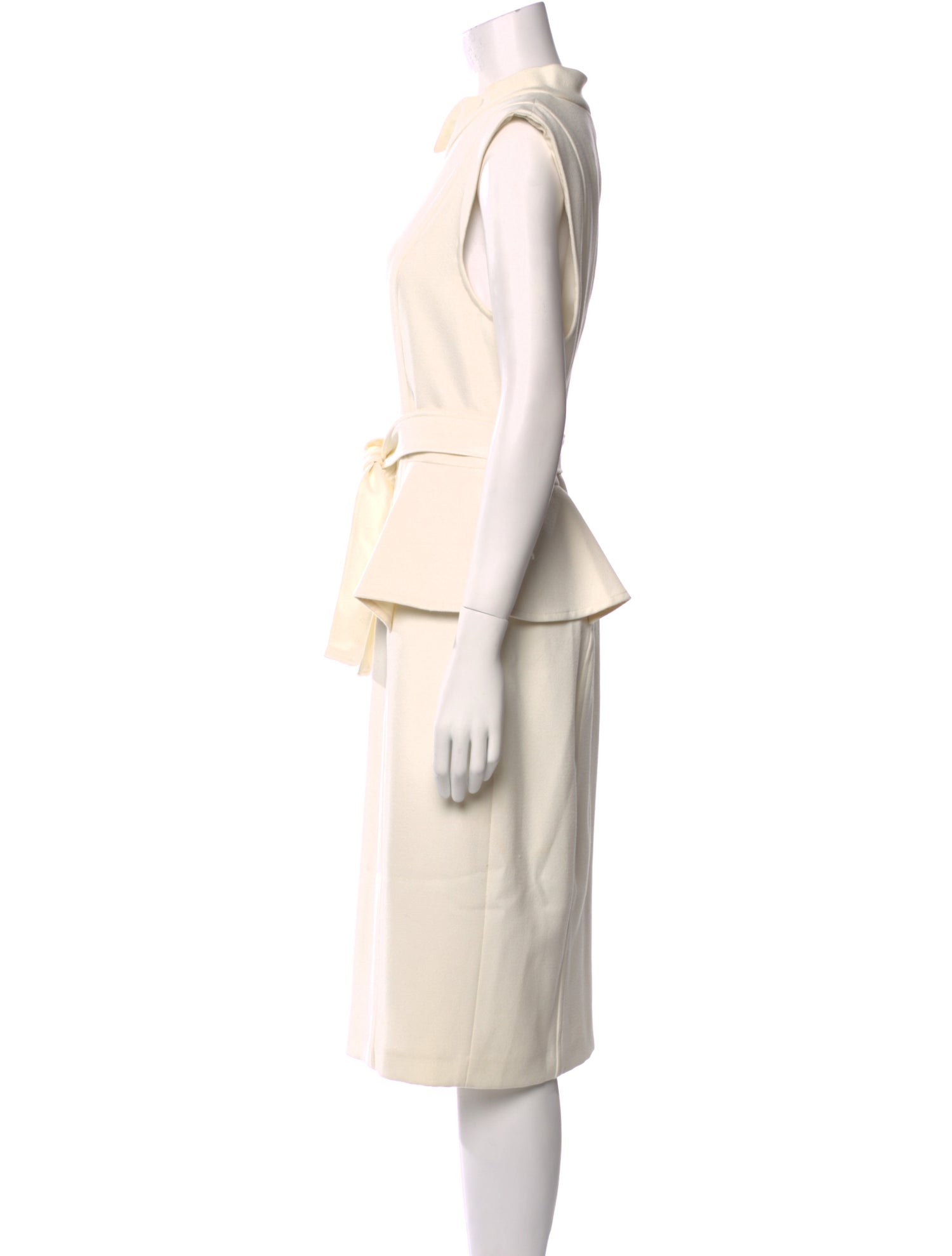 Badgley Mischka Cowl Neck Midi Length Dress