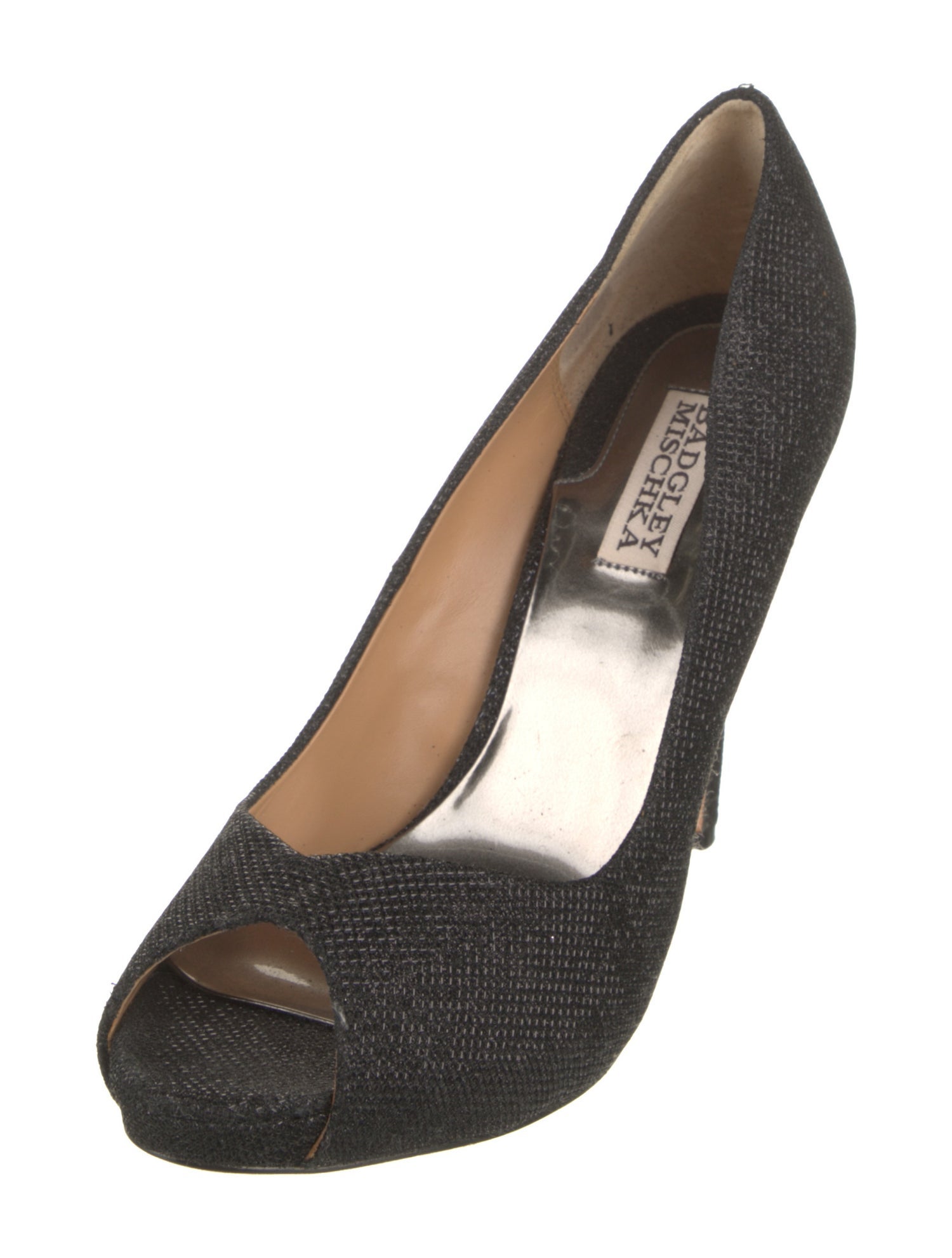 Badgley Mischka Glitter Glitter Accents Pumps