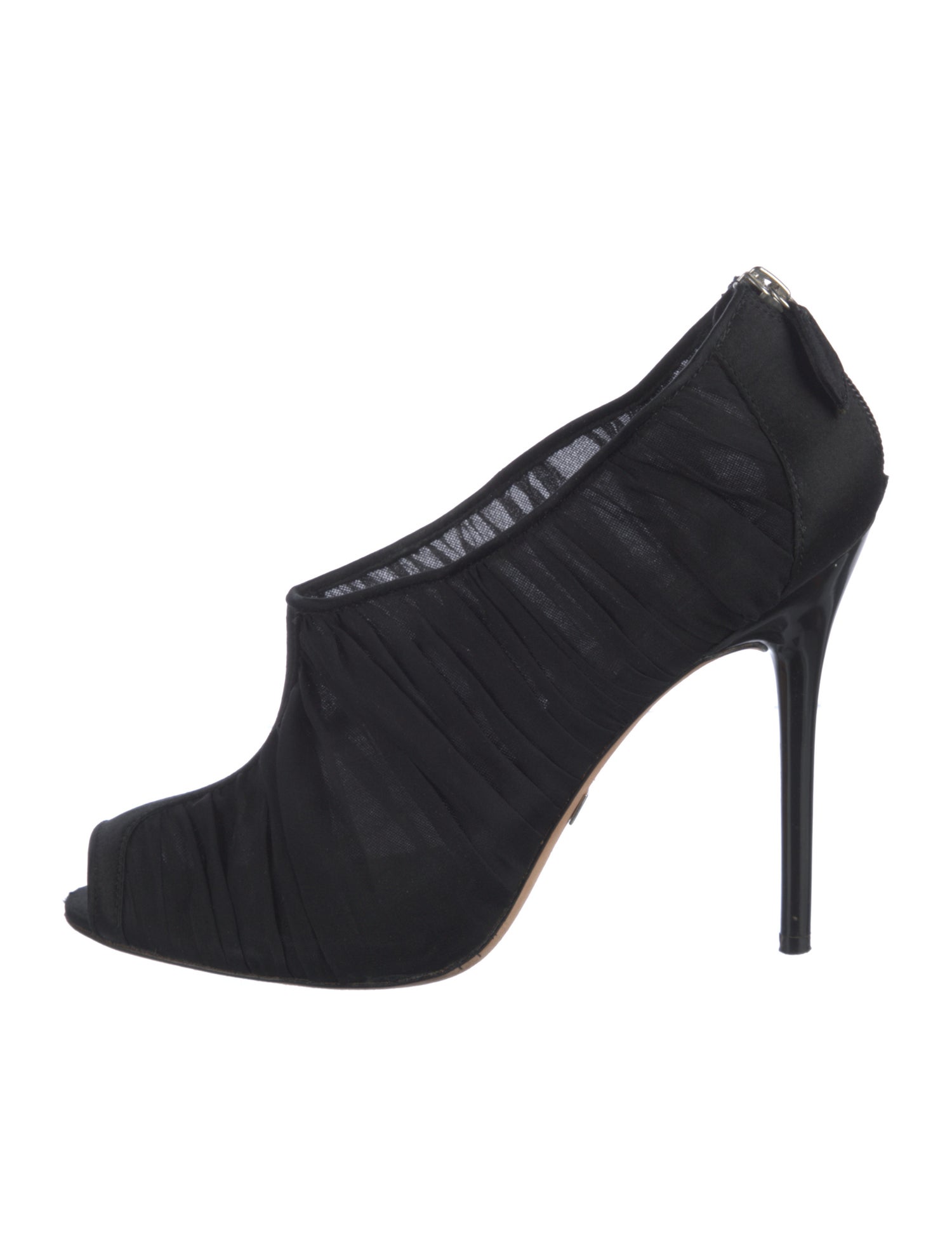 Badgley Mischka Ruffle Embellishment Pumps