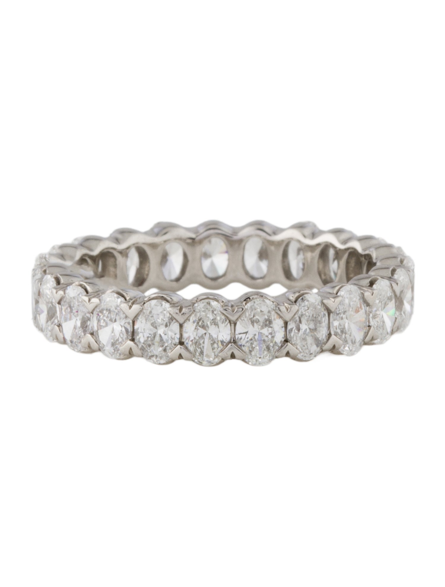 Badgley Mischka Platinum 2.07ctw Lab-Grown Diamond Eternity Band