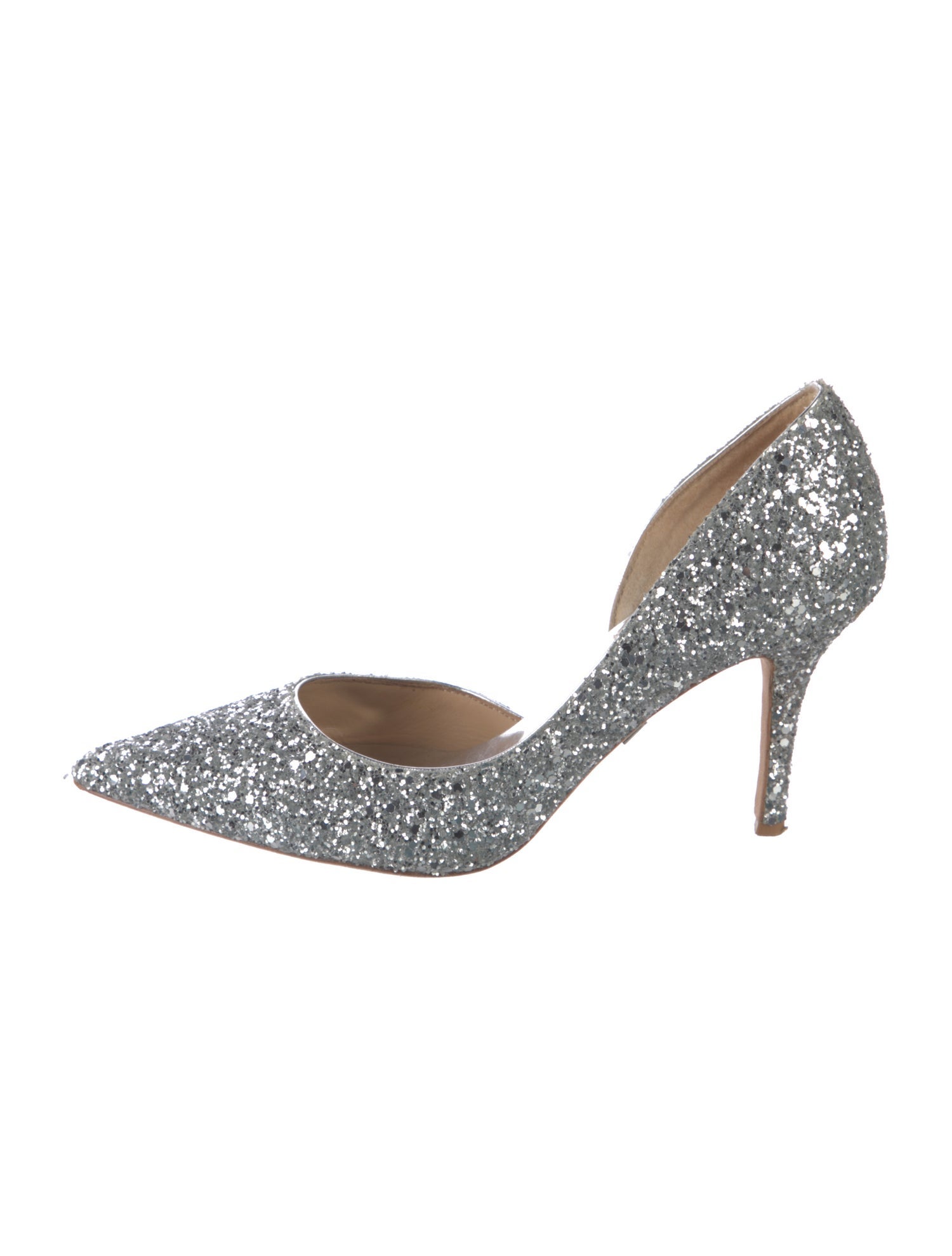 Badgley Mischka Glitter Glitter Accents D'Orsay Pumps
