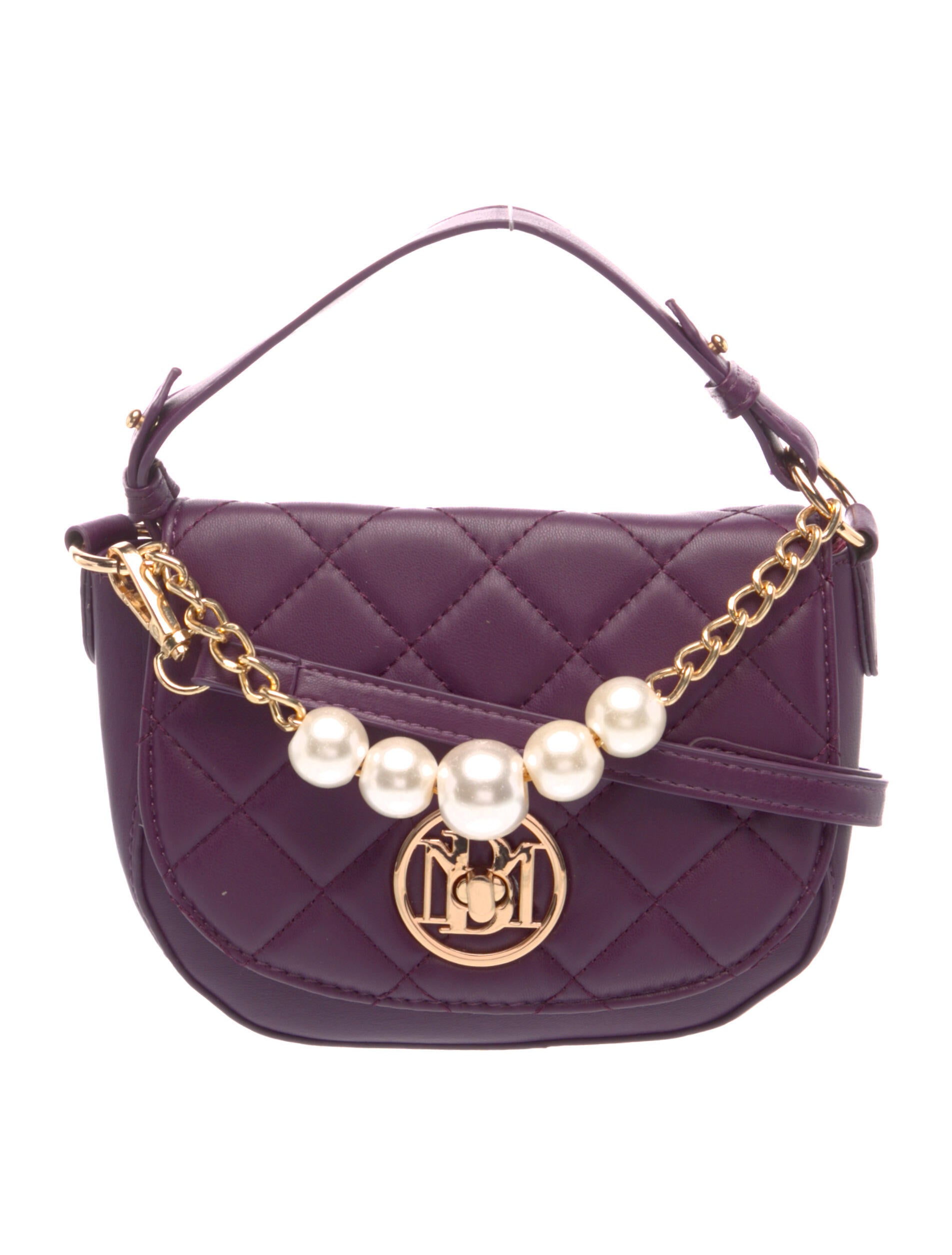 Badgley Mischka Vegetarian Leather Top Handle Bag