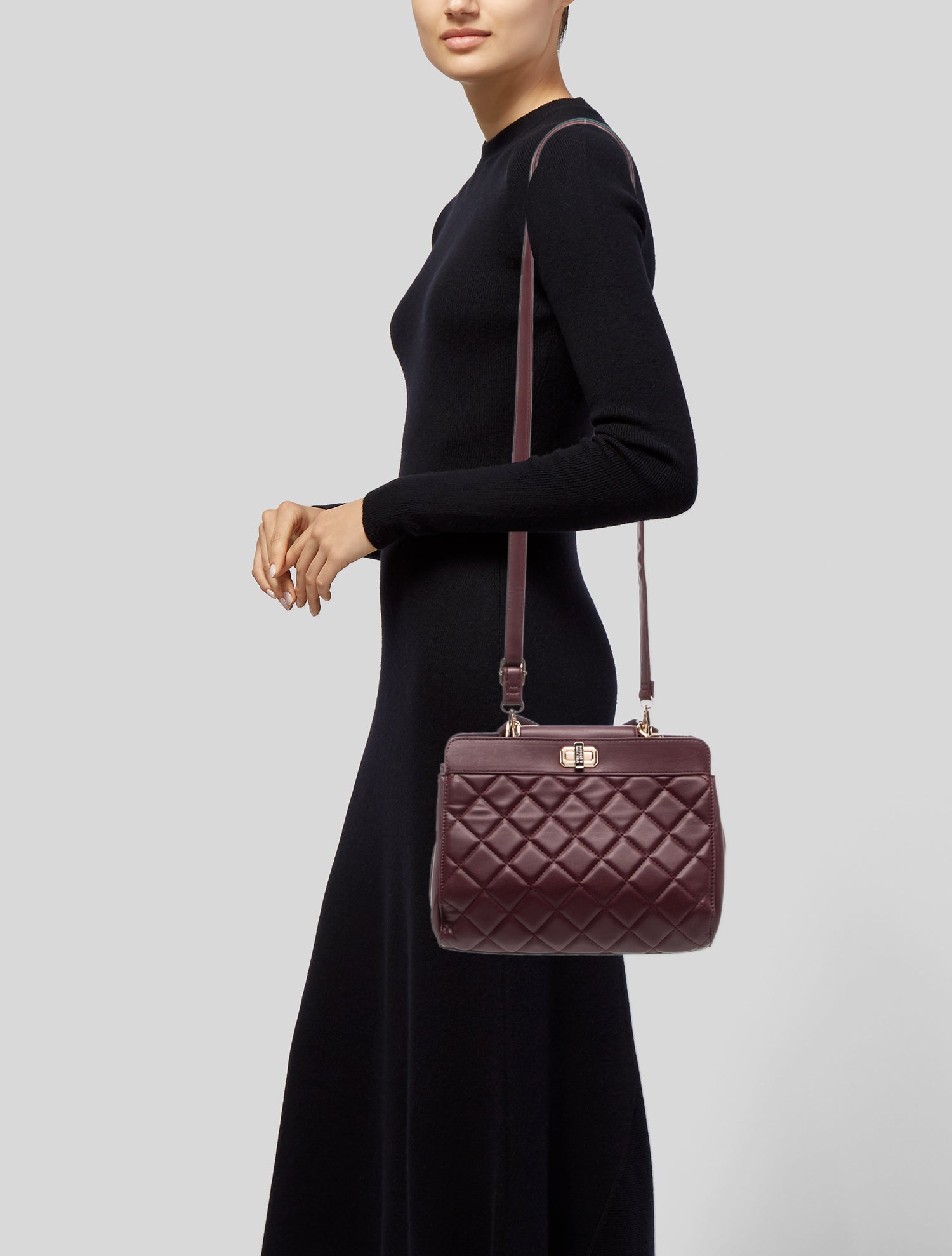 Badgley Mischka Vegan Leather Top Handle Bag