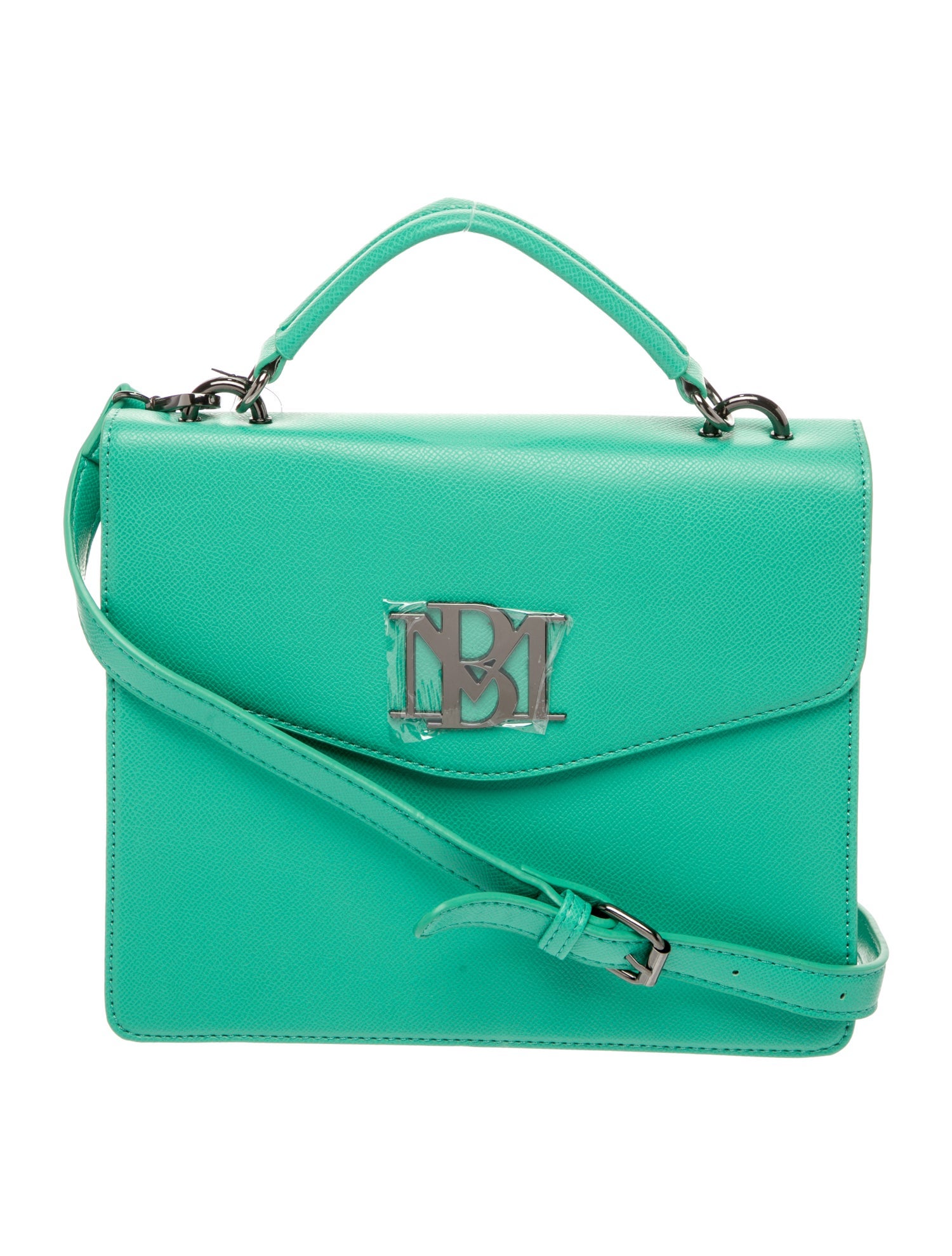 Badgley Mischka Saffiano Leather Top Handle Bag