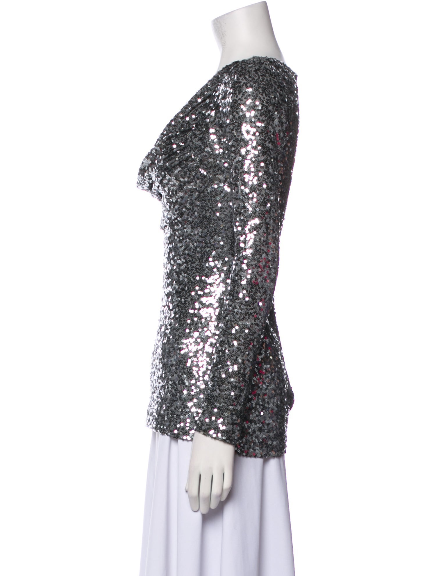 Badgley Mischka Nylon Patterned Top