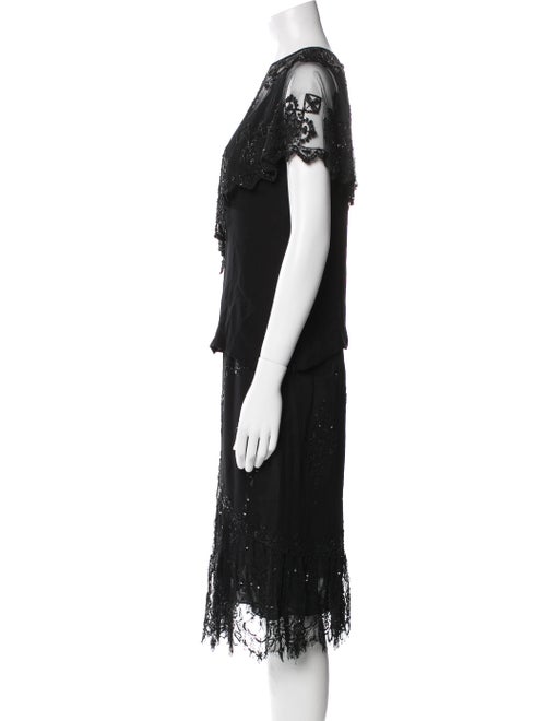 Badgley Mischka Lace Pattern Skirt Set