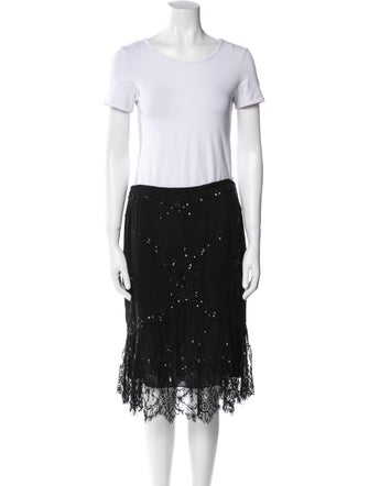 Badgley Mischka Lace Pattern Skirt Set