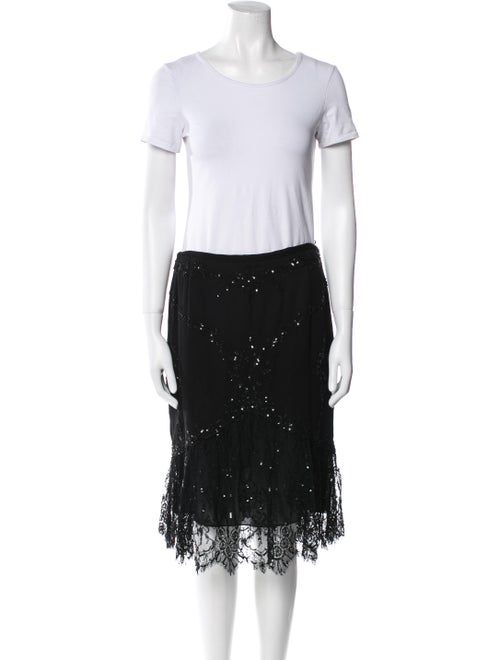 Badgley Mischka Lace Pattern Skirt Set