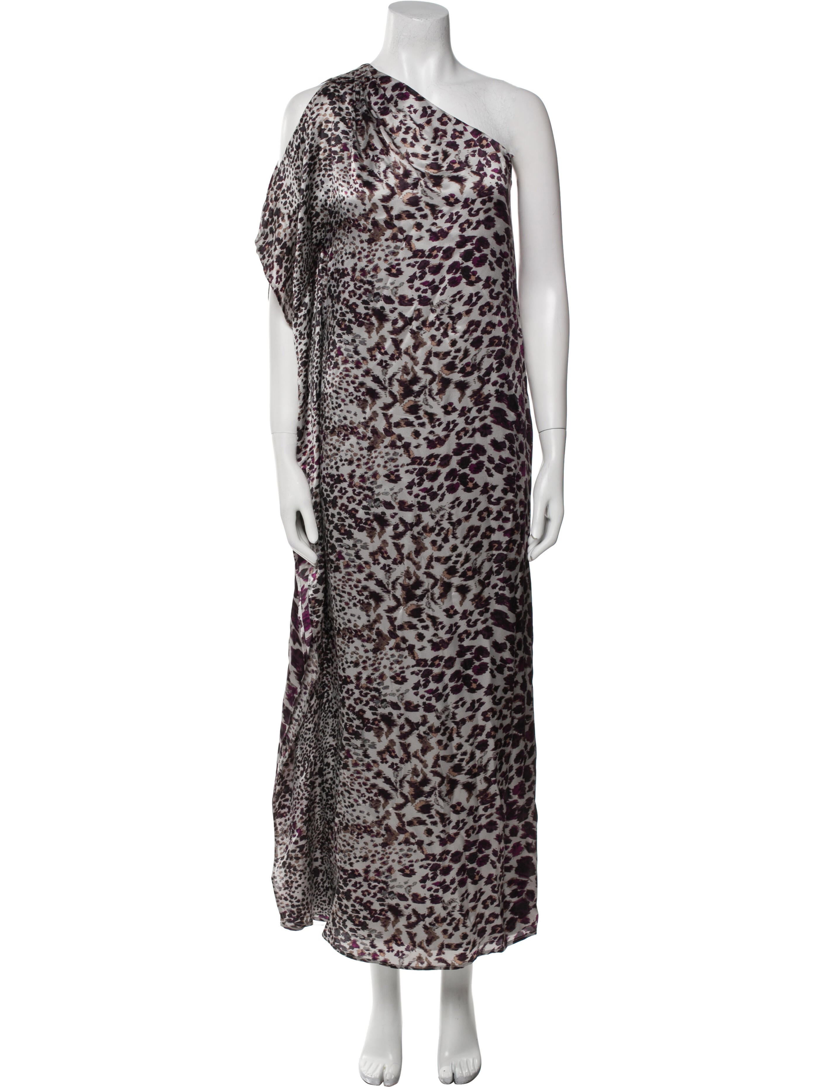Badgley Mischka Silk Long Dress