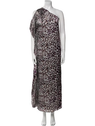 Badgley Mischka Silk Long Dress