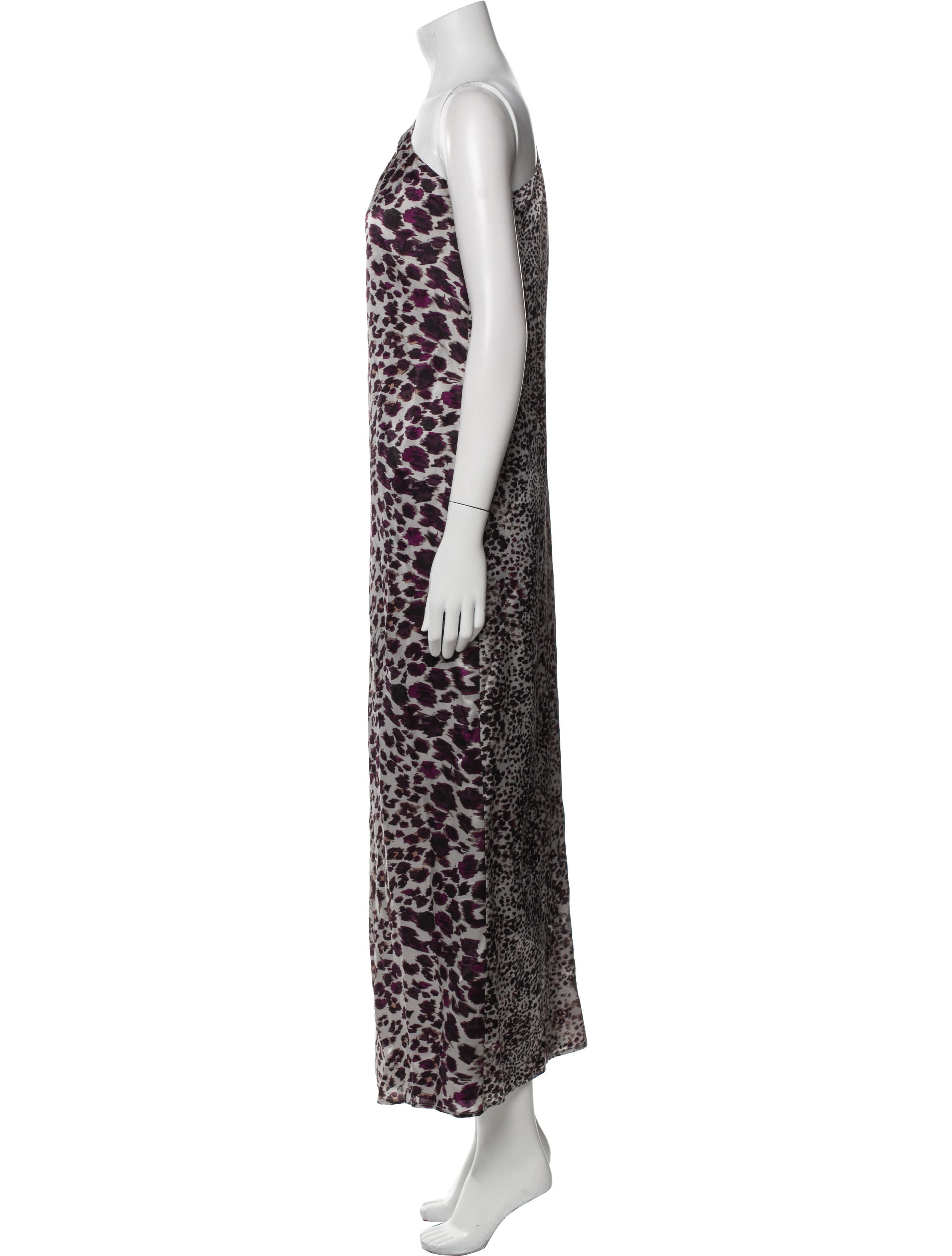 Badgley Mischka Silk Long Dress