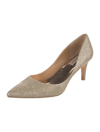 Badgley Mischka Glitter Pumps