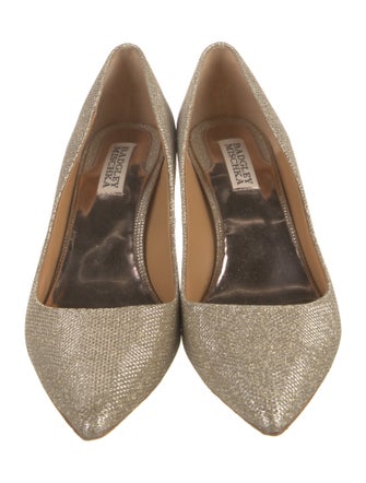 Badgley Mischka Glitter Pumps