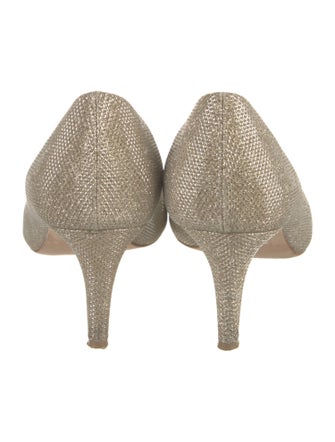 Badgley Mischka Glitter Pumps