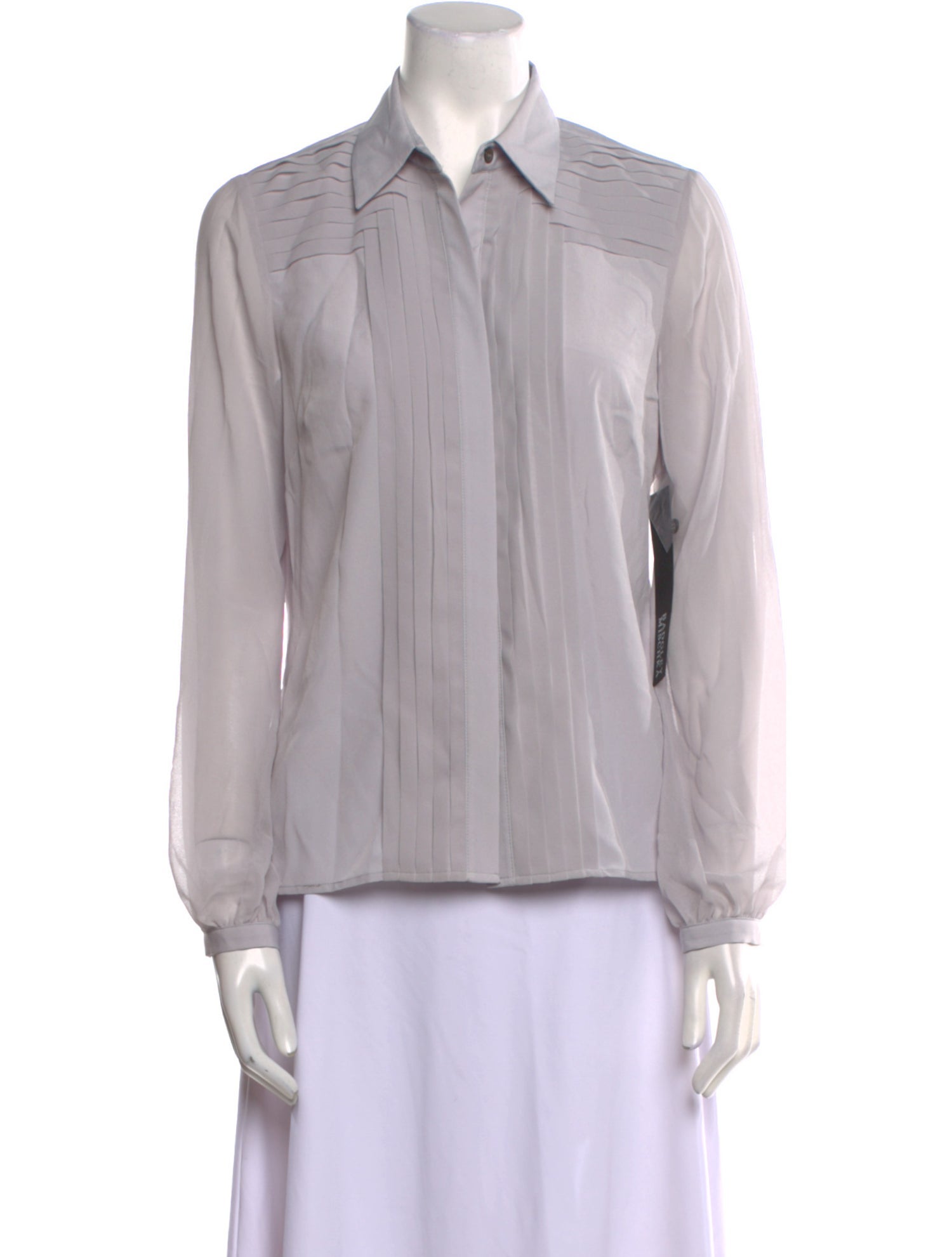 Badgley Mischka Long Sleeve Button-Up Top w/ Tags
