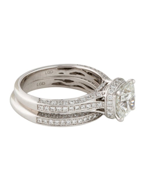 Badgley Mischka 2.13ct Lab-Grown Diamond Wedding Set