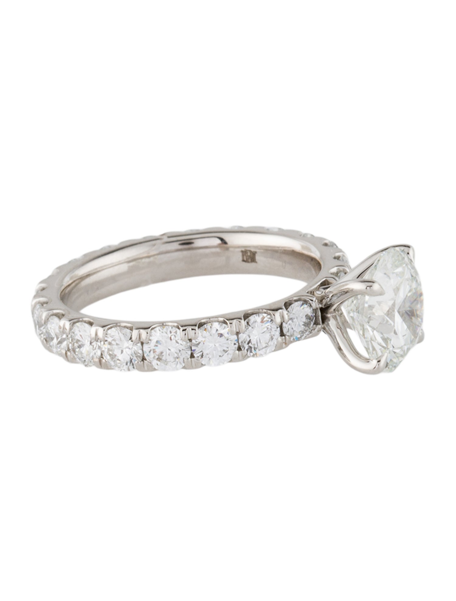 Badgley Mischka Platinum 2.14ct Lab-Grown Diamond Engagement Ring